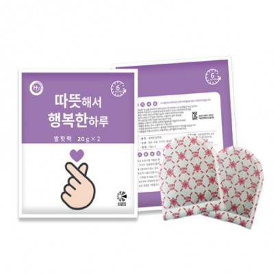 [국산] 발핫팩 20g x 2개입