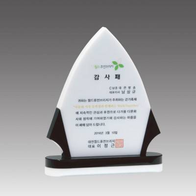 G2027 스노우크리스탈상패