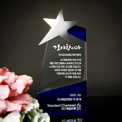 감사패 시상 회사 근속 퇴직 크리스탈 상패 art 304 S