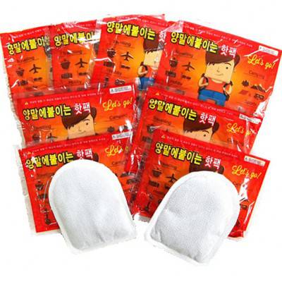 kc인증 뜨끈 붙이는 발바닥 핫팩 / 중국
