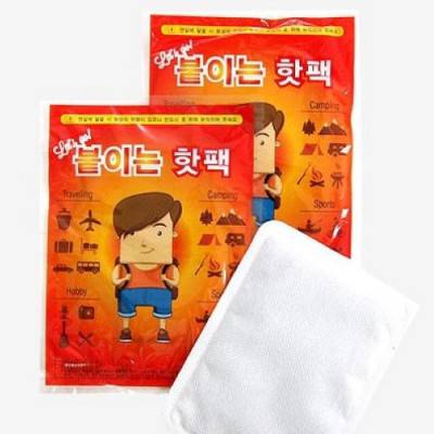 KC인증 붙이는 핫팩 50g (파스형) / 중국