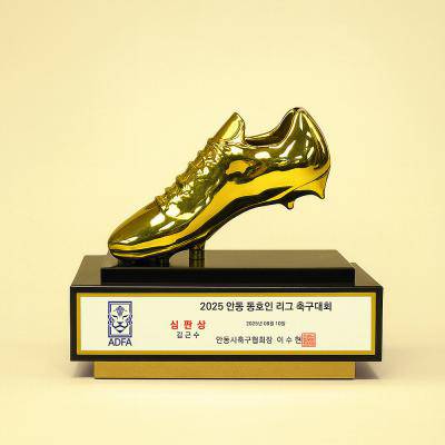 축구트로피 감사패 풋살 트로피제작 조기축구회 동호회 우승 체육대회 대회트로피 골든슈 소